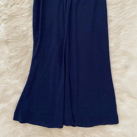 MISHA Collection Blue Metallic Sleeveless Strappy Veronika Cutout Midi Dress - Picture 11 of 13